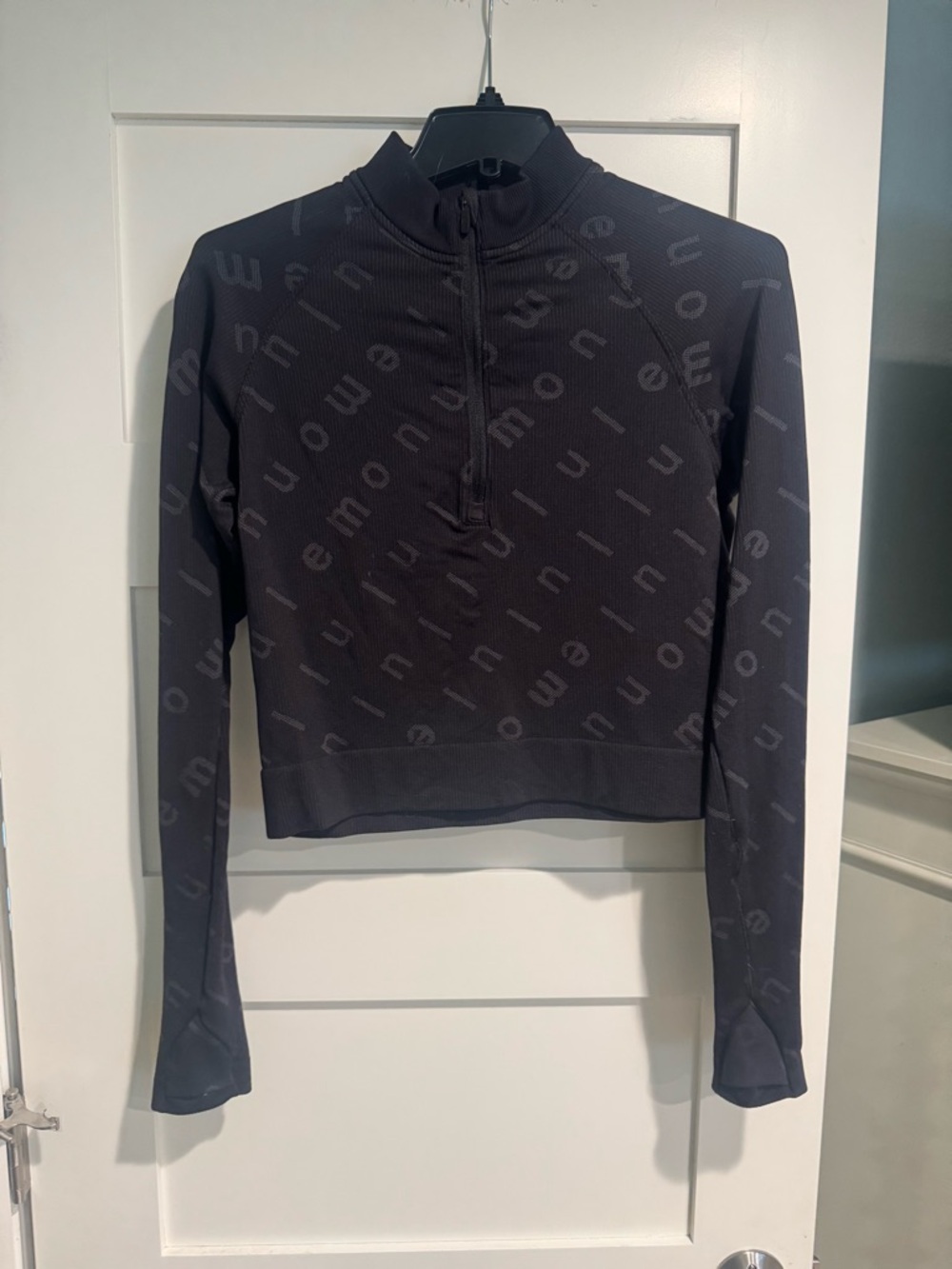 Lululemon Ebb to Street Long-Sleeve Shirt *Logo | Size 8